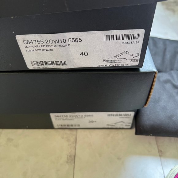 Saint Laurent Pink Leopard sneakers EU 39.5 US 8.5 - Picture 5 of 5